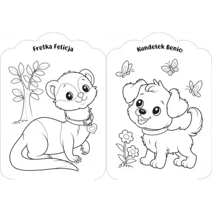 Kolorowanka dla dziewczynek moje pupile