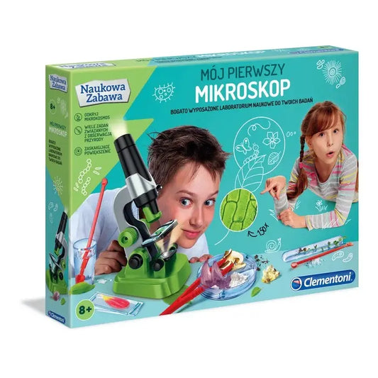 Naukowa zabawa mikroskop