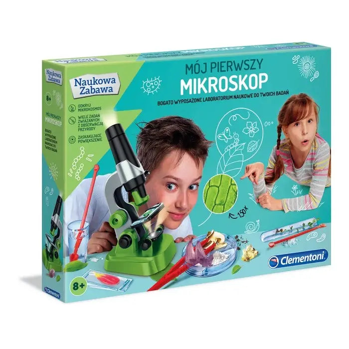 Naukowa zabawa mikroskop