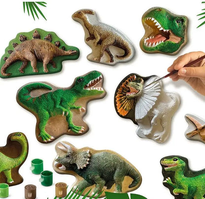 Odlewy gipsowe Dinozaury