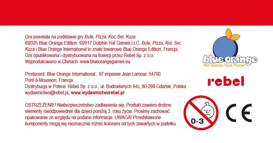 Gra Buła, Bigos, Mak, Bóbr, Orzeł