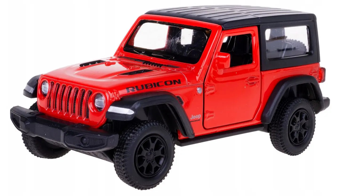 Model jeep wrangler rubicon czerwony