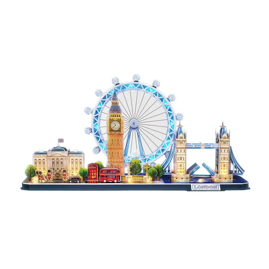 Cubic fun puzzle 3d city line londyn led