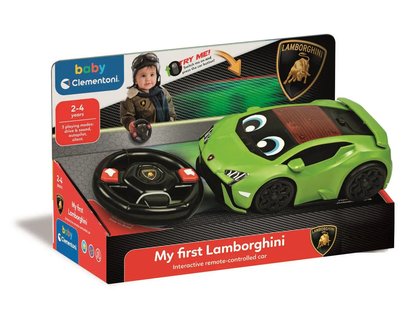 Clementoni baby moje pierwsze lamborghini na pilota