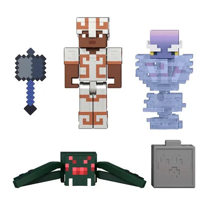 Minecraft Trudne próby 3 figurki + akcesoria