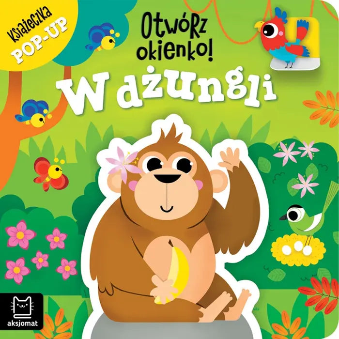 Otwórz okienko! w dżungli książeczka pop-up