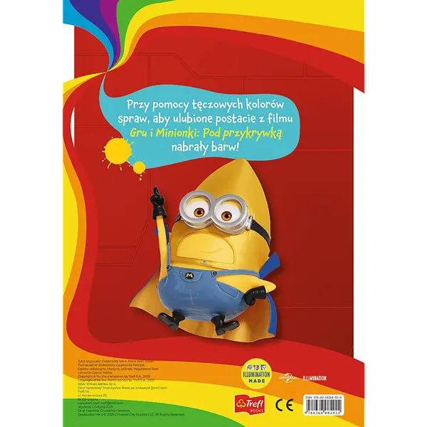 Malowanka wodna Minionki