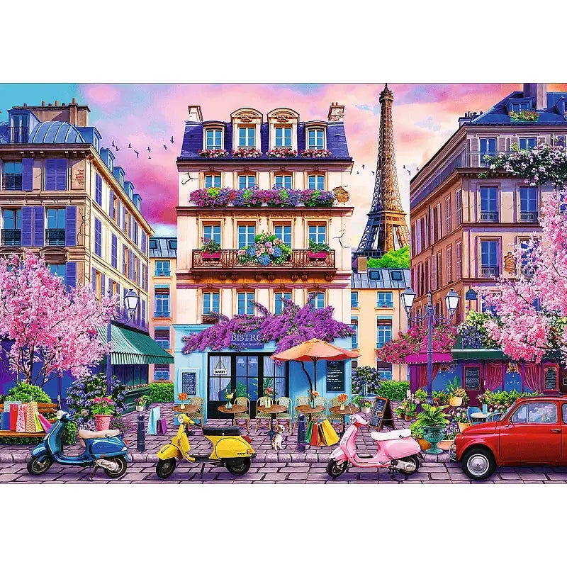 Puzzle 4000 elementów Wiosna w Paryżu