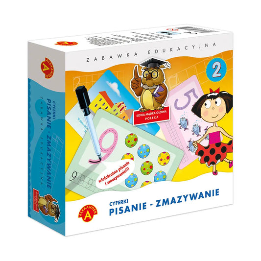 Cyferki pisanie - zmazywanie 2 07374