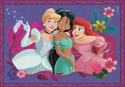 Puzzle 4w1 Super Kolor Disney Princess