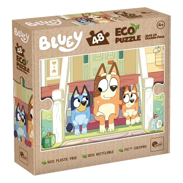 Puzzle eko dwustronne Bluey 48 elementów