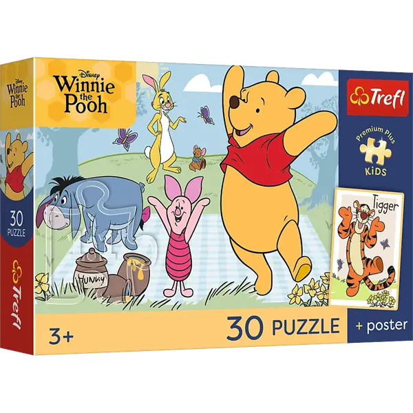 Puzzle Premium Plus Kids, Disney Kubuś Puchatek 30 el. Słodkie chwile