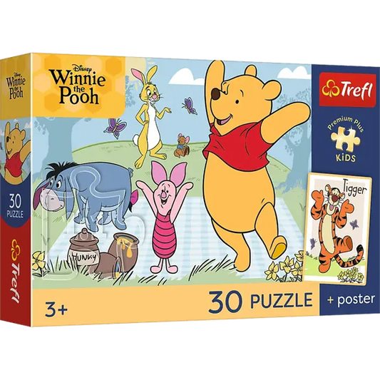 Puzzle Premium Plus Kids, Disney Kubuś Puchatek 30 el. Słodkie chwile