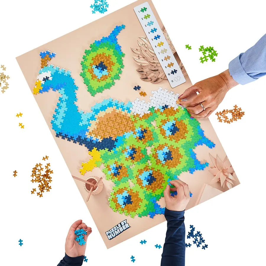 Plus-Plus Puzzle By Number Paw 800 elementów