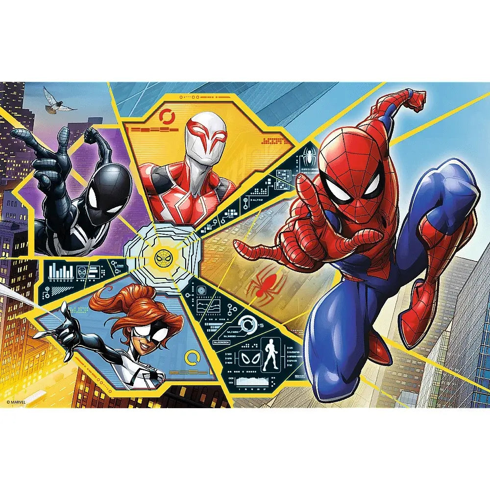 Puzzle 60 w sieci /marvel spiderman