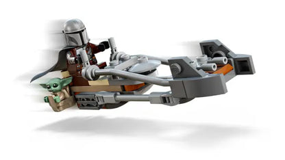 Lego Star Wars - Śmigacz Mandalorianina i Grogu
