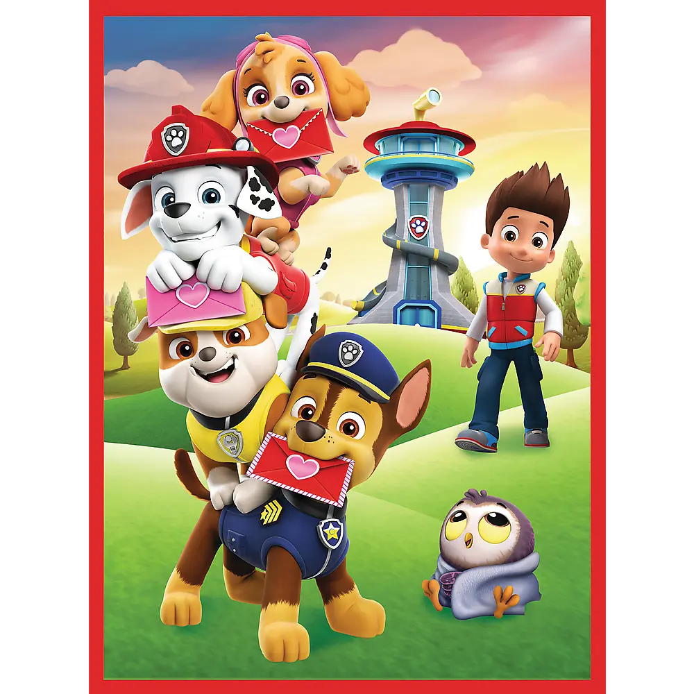Puzzle  2w1+memos Psia ekipa w akcji /Viacom