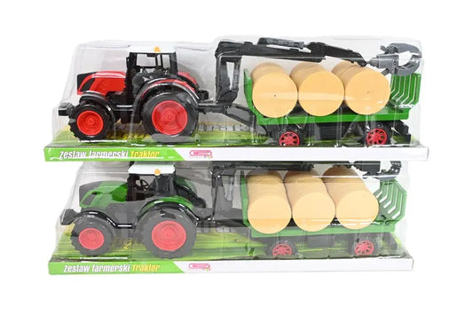 Traktor z maszyną rolniczą - 2 rodzaje