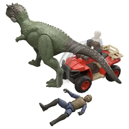 JURASSIC WORLD pojazd z chwytakiem+dino JKG91
