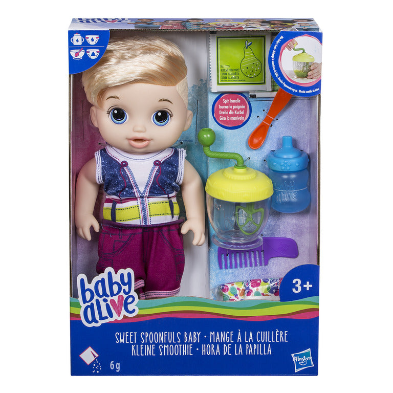 BABY ALIVE chłopiec blondyn z mikserem E0635