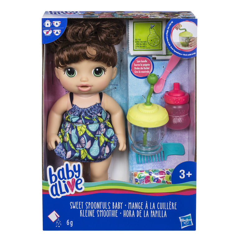 BABY ALIVE lala Słodka przekąska brunetka E0587 /2