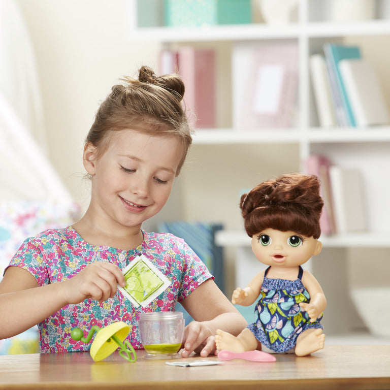 BABY ALIVE lala Słodka przekąska brunetka E0587 /2