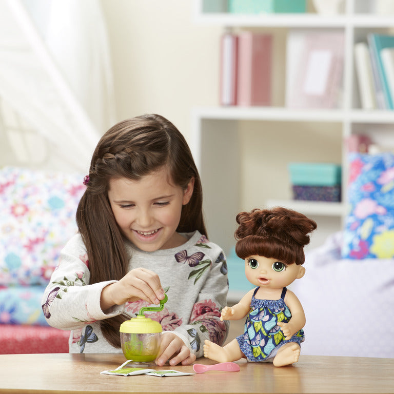 BABY ALIVE lala Słodka przekąska brunetka E0587 /2