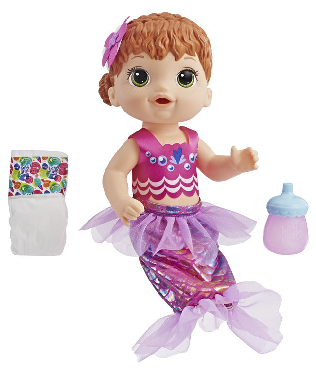 BABY ALIVE syrenka czerw.włosy E4410 /2