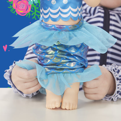 BABY ALIVE lalka błyszcz.syrenka blond E3693