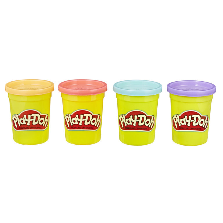 Play-Doh ciastolina tuby 4-pak Słodkie kolory E4869