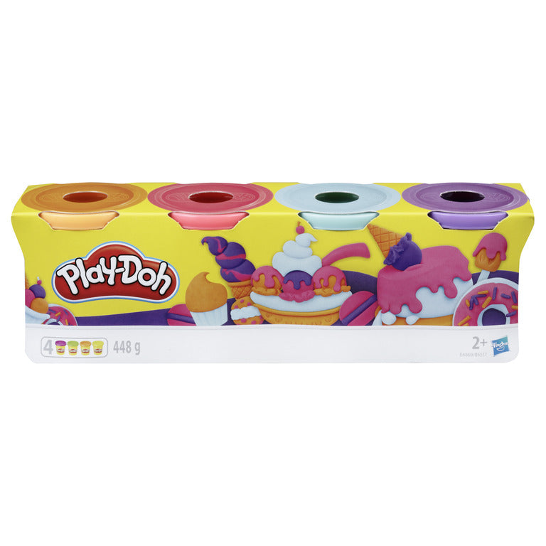 Play-Doh ciastolina tuby 4-pak Słodkie kolory E4869