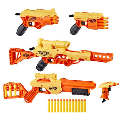 NERF Alpha Strike wyrzutnie 5szt +30 strz E8339 /4