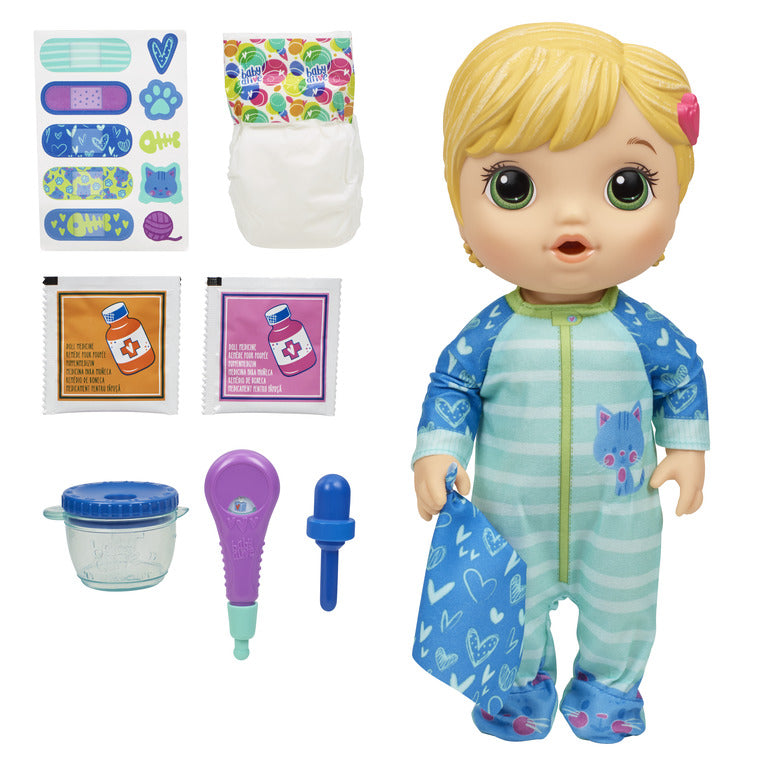 BABY ALIVE chorowita lalka blondynka E6937 /2