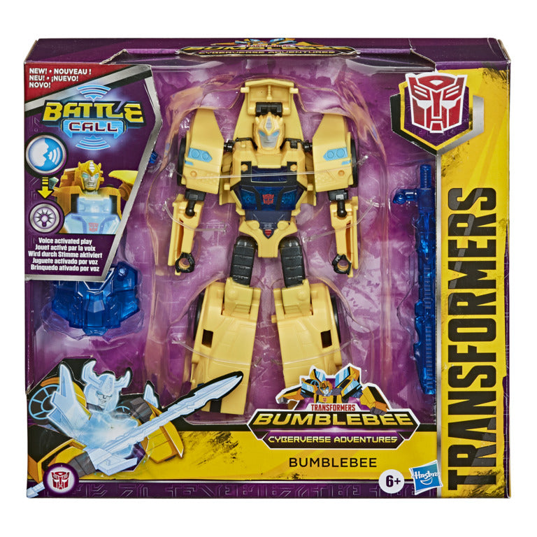 TRA Cyberverse BattleCallTrooperBumblebee E8373 /4