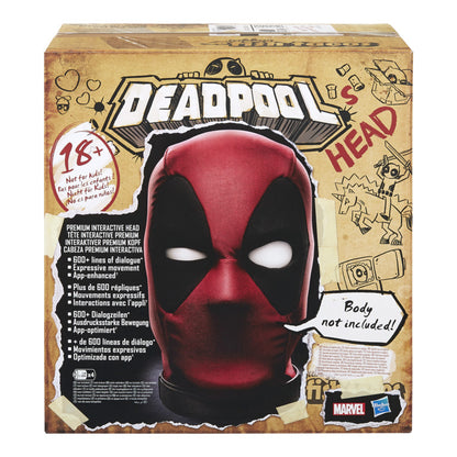 MARVEL interaktywna głowa Deadpool E6981 /2