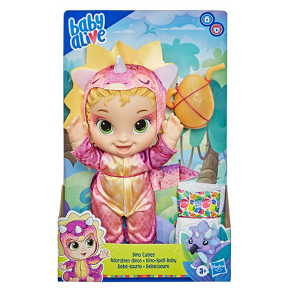 BABY ALIVE lala blond w stroju dino F0933 /2