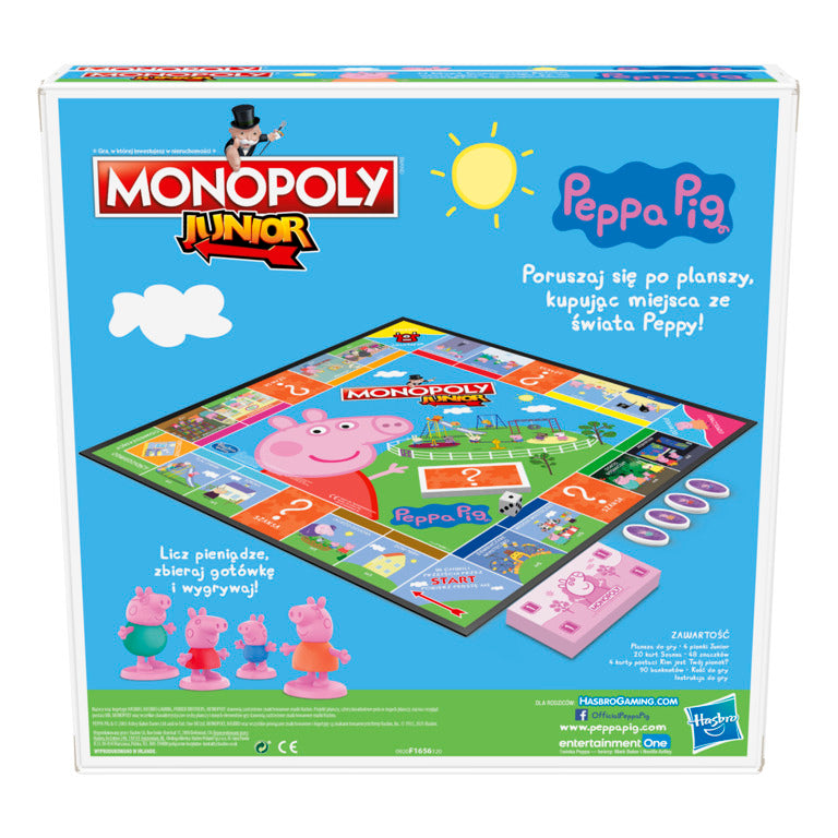 Gra MONOPOLY Junior Świnka Peppa F1656 /6