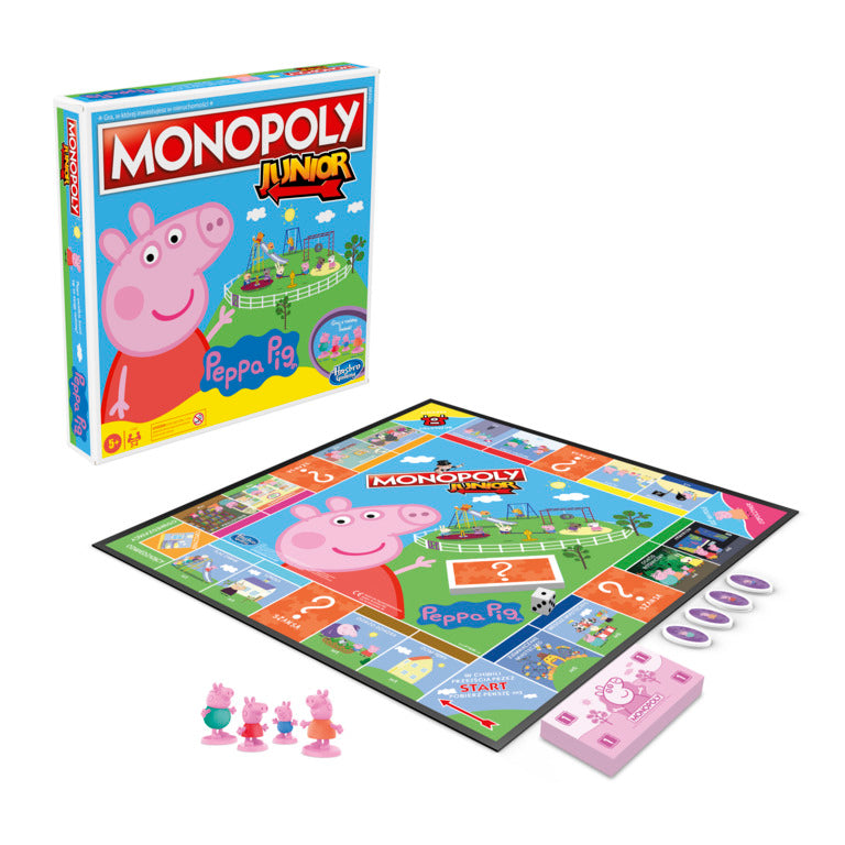 Gra MONOPOLY Junior Świnka Peppa F1656 /6