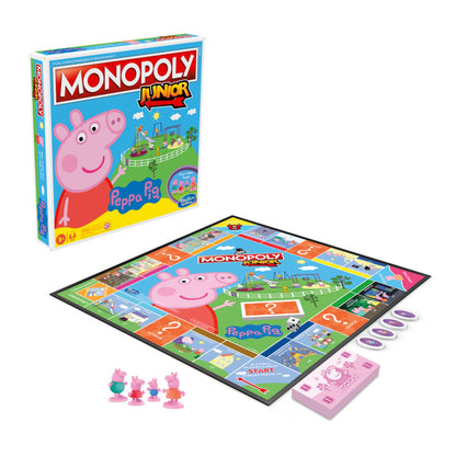 Gra MONOPOLY Junior Świnka Peppa F1656 /6