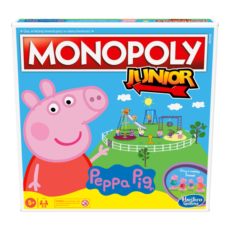 Gra MONOPOLY Junior Świnka Peppa F1656 /6