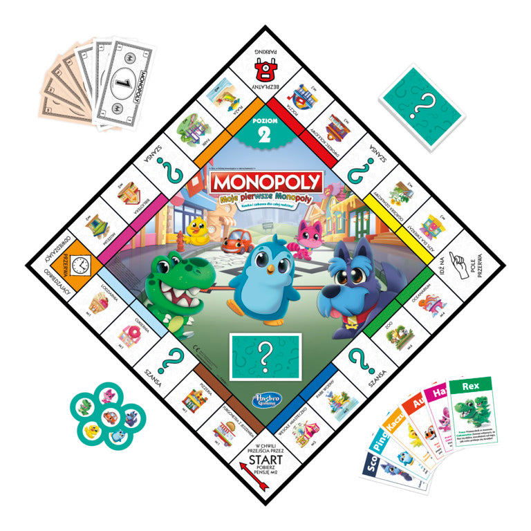 Gra MONOPOLY Junior Moje pierwsze Monopoly F4436/6