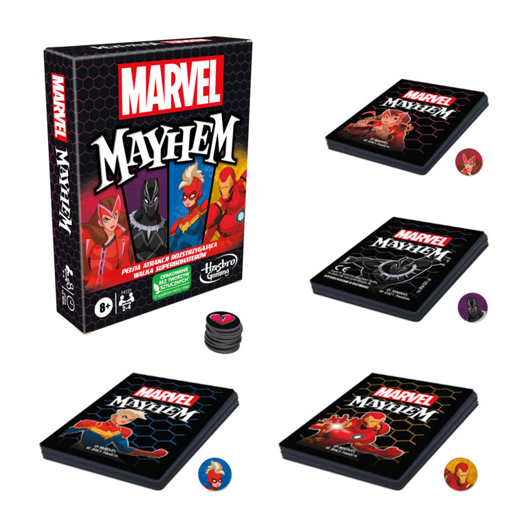 Gra karciana MAYHEM Marvel  F4131 /8