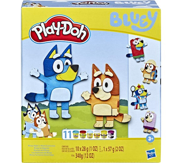 Play doh zestaw kostiumy bluey i bingo 11 tub