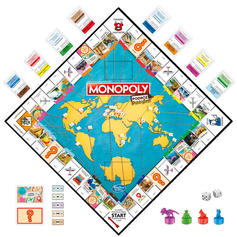 Gra MONOPOLY Podróż dookoła świata F4007 /6