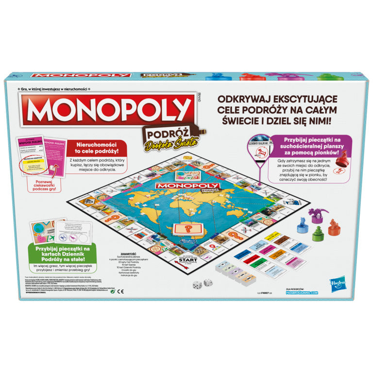Gra MONOPOLY Podróż dookoła świata F4007 /6