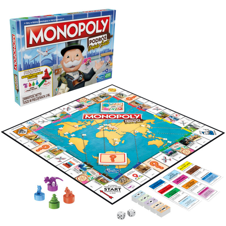 Gra MONOPOLY Podróż dookoła świata F4007 /6