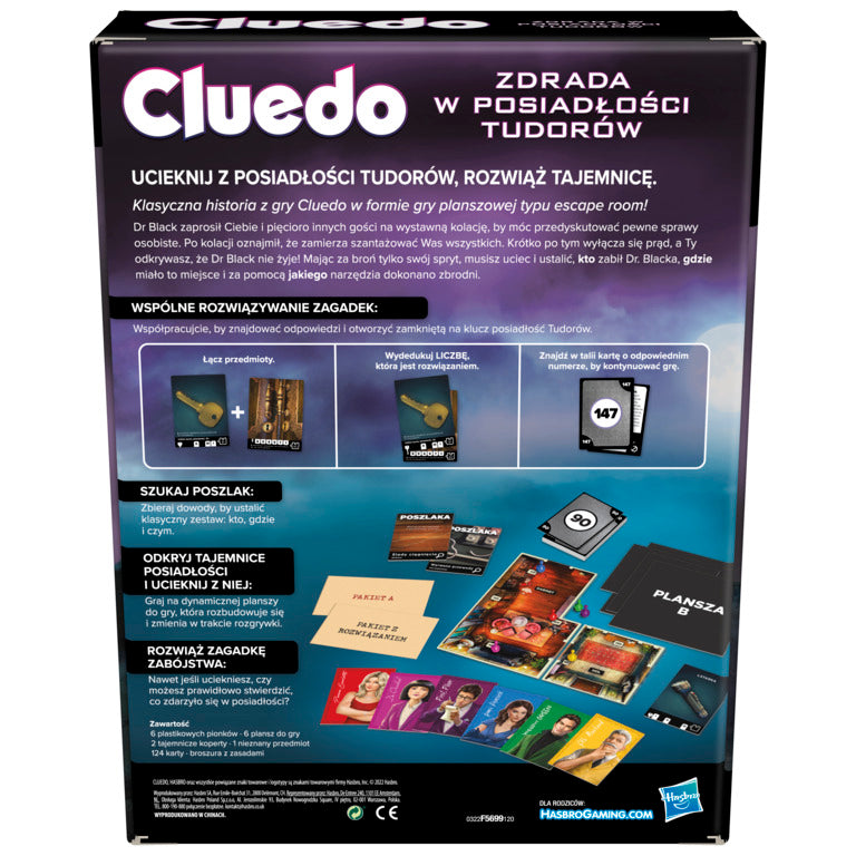 Gra CLUEDO Escape Room F5699 /4
