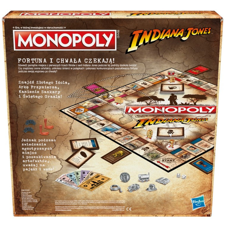 GRA MONOPOLY Indiana Jones F4112 /4
