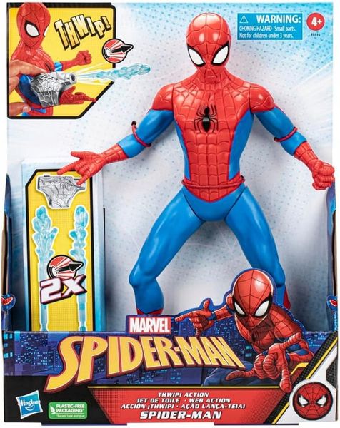 Figurka Marvel Spider - Man z wyrzutnią sieci, 33 cm.