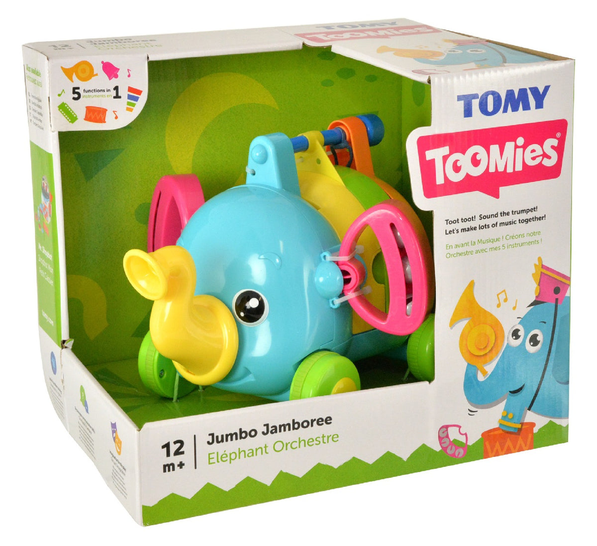 TOMY TOOMIES słonik orkiestra 7w1 E72377 /3